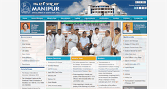 Desktop Screenshot of manipur.gov.in